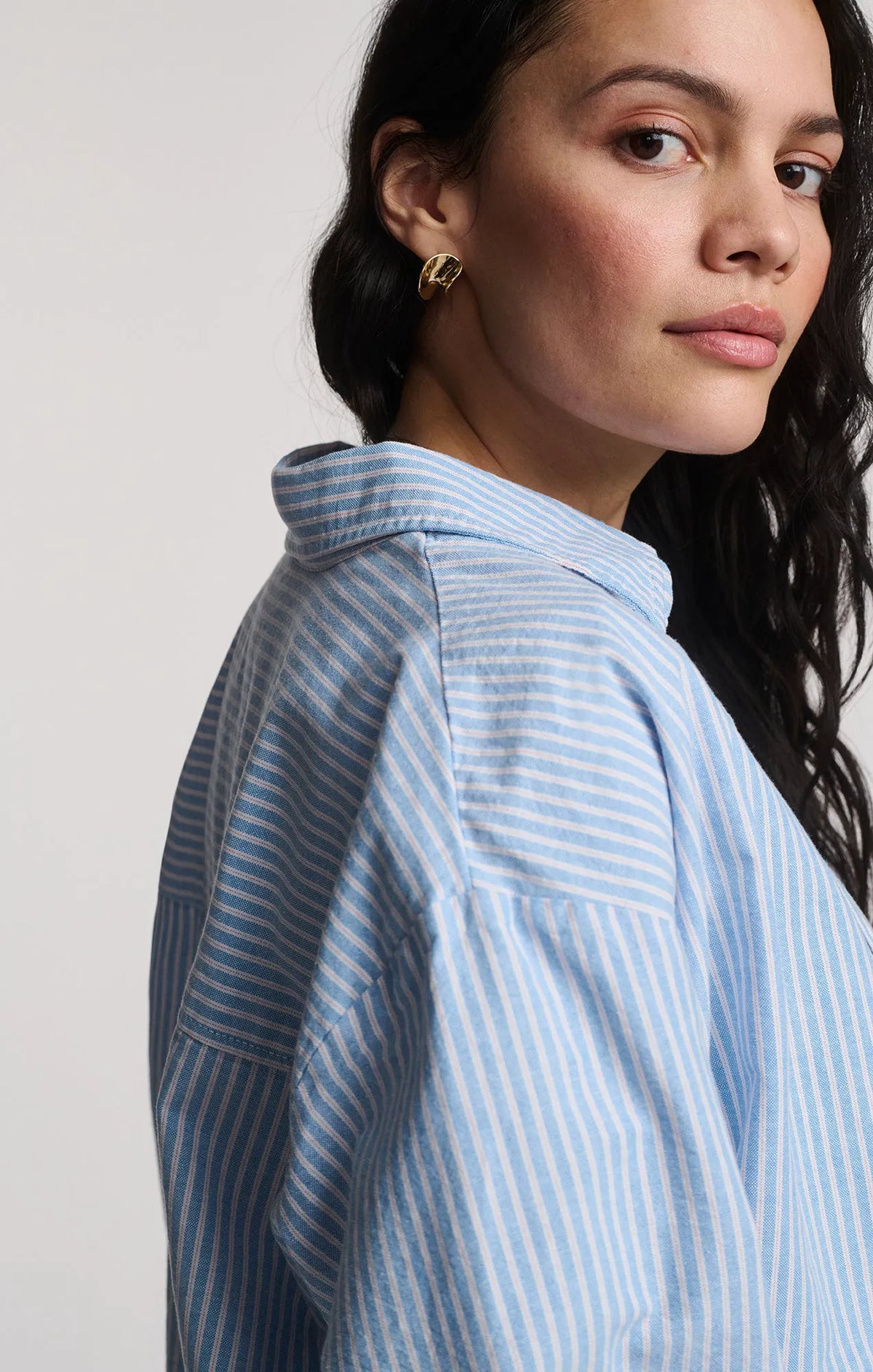 OXFORD BLUE STRIPED