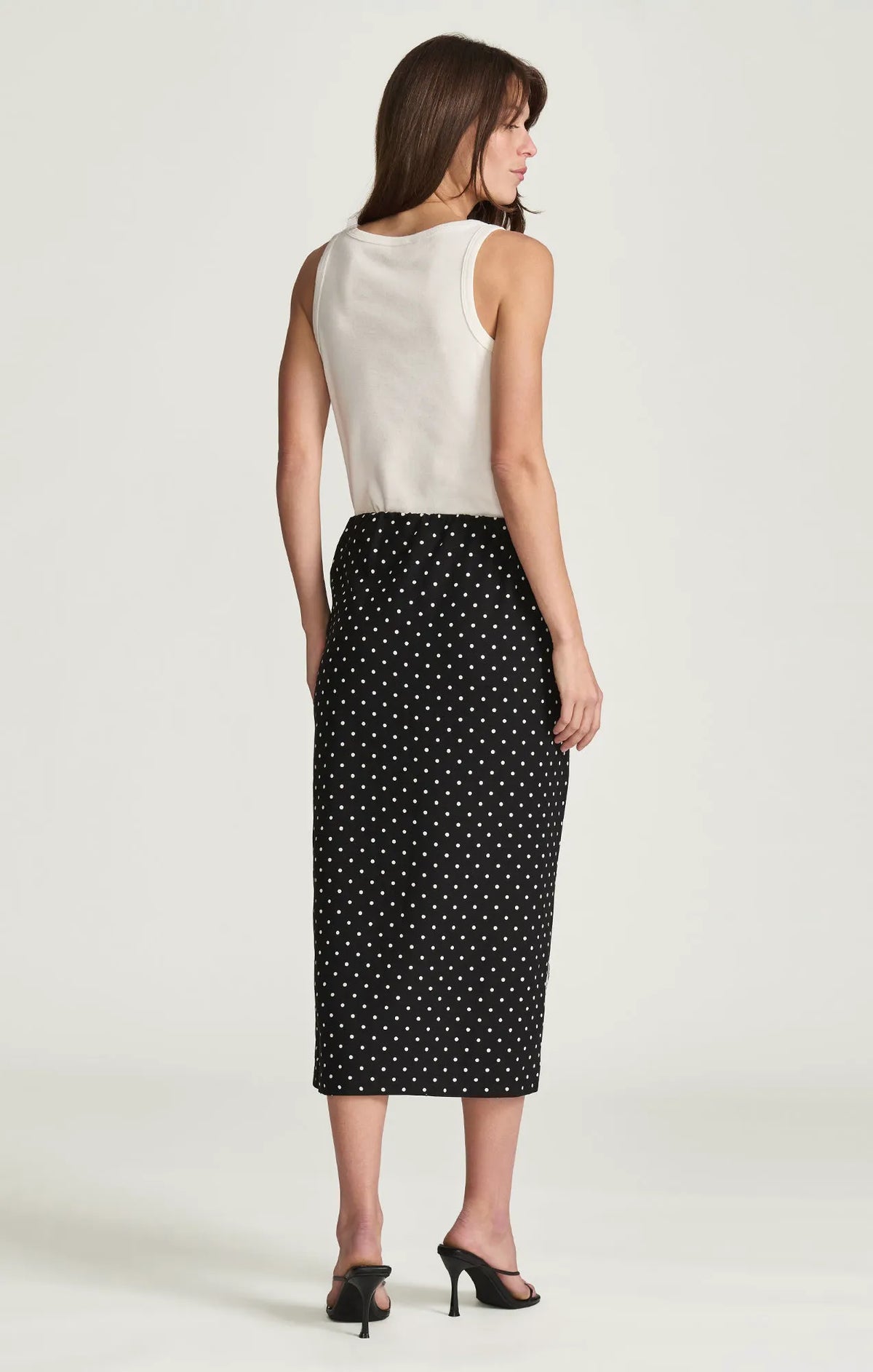 BLACK POLKA DOT PRINTED