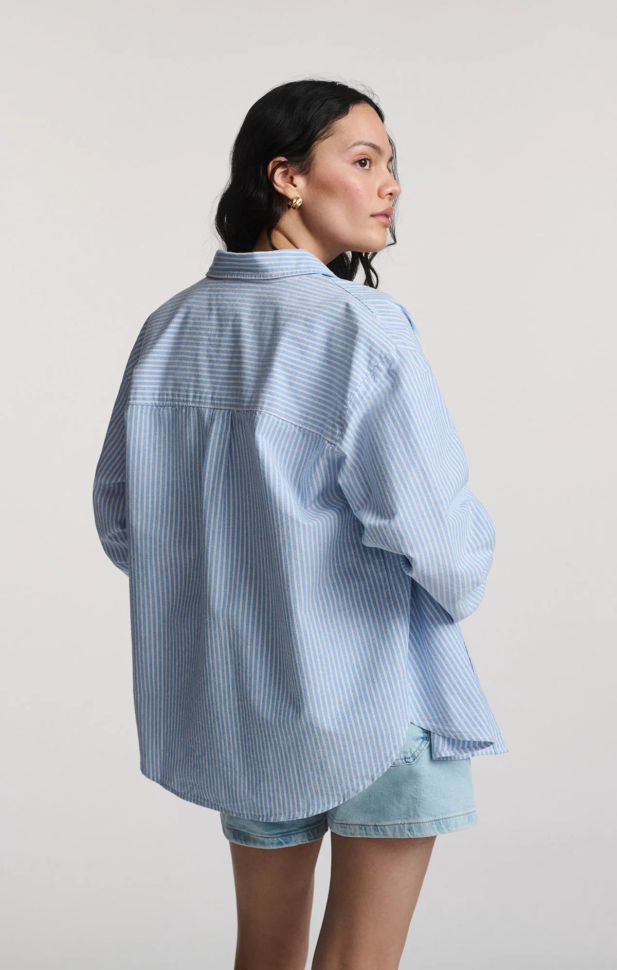OXFORD BLUE STRIPED