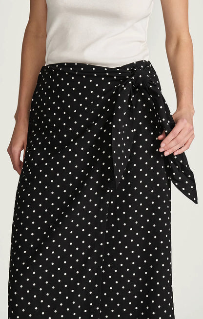 BLACK POLKA DOT PRINTED