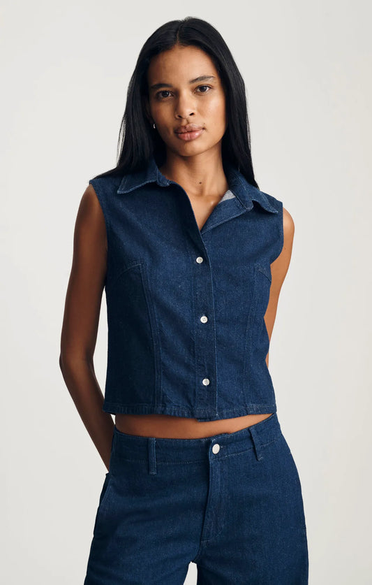 DARK LINEN DENIM