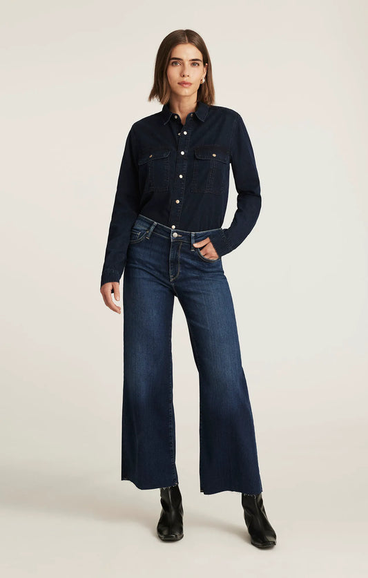 Dark Blue Feather Luxe