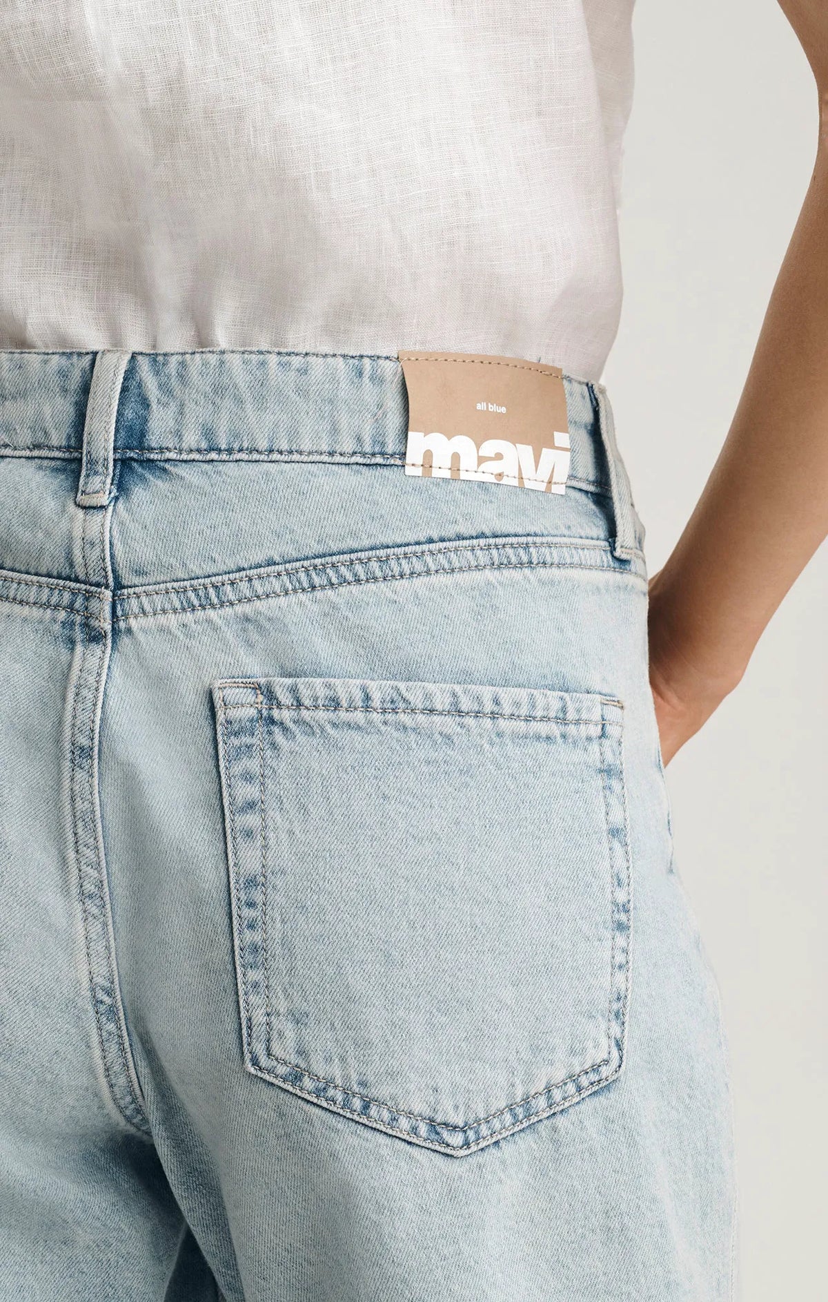 BLEACHED LINEN DENIM