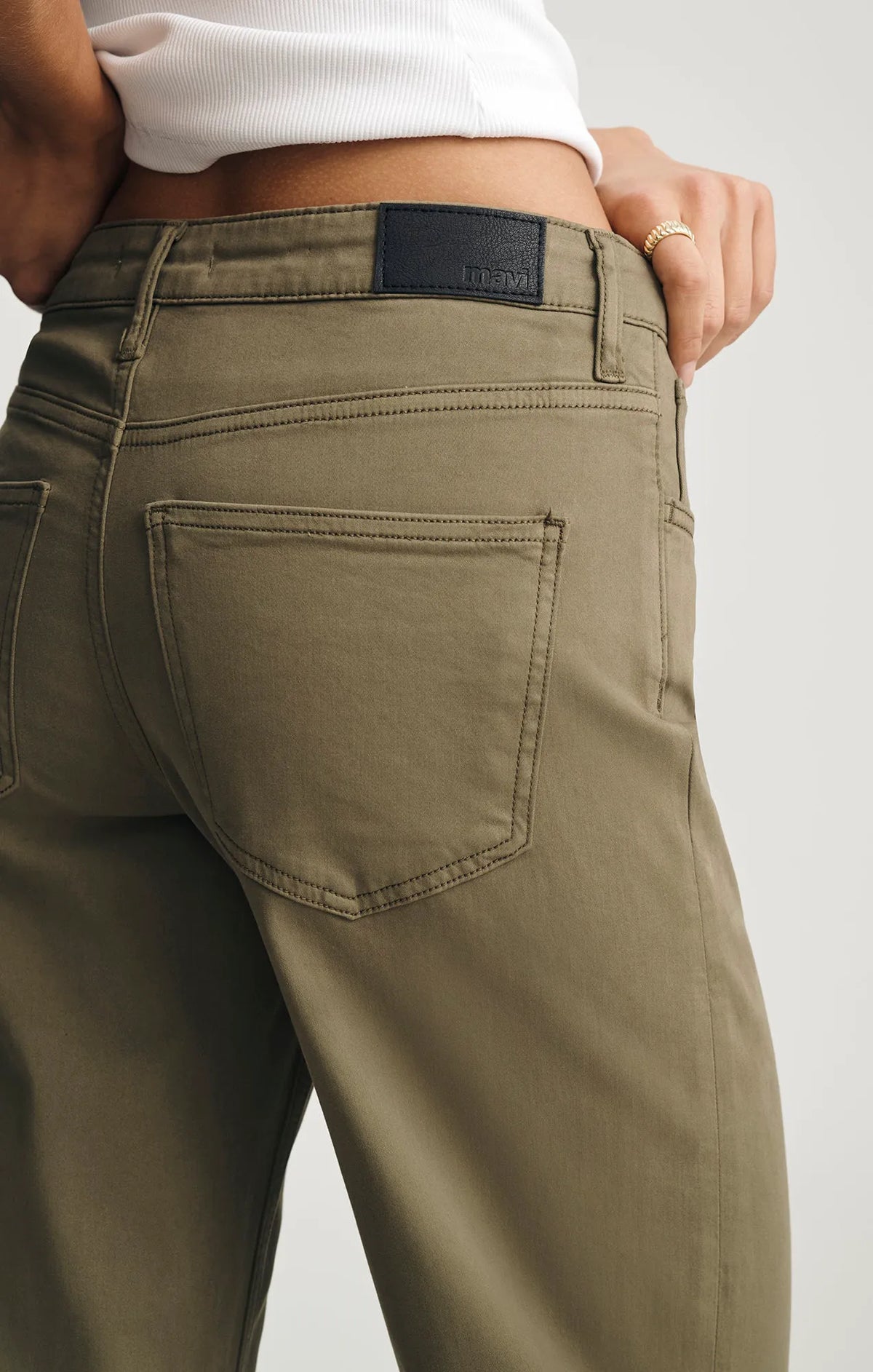 Dark Olive Sateen