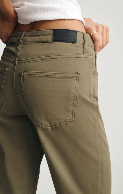 Dark Olive Sateen