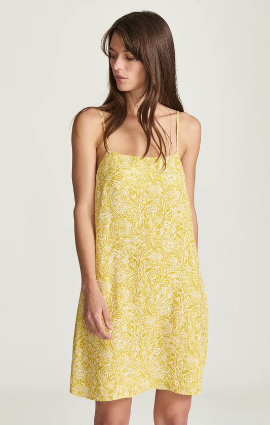 YELLOW FLOWER PRINT