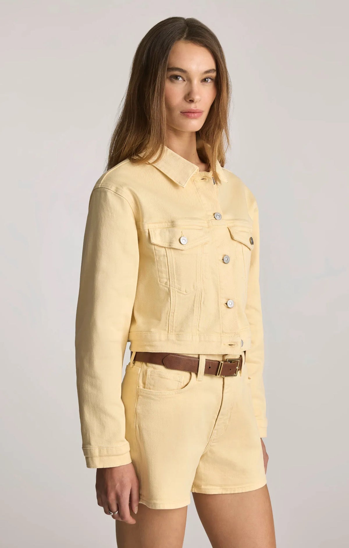Faded Lemon Denim