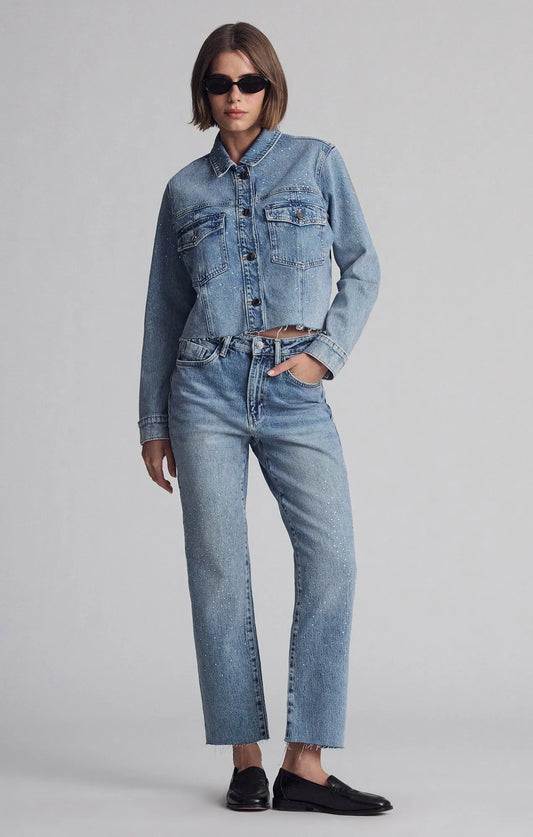 MID EMBELLISHED DENIM