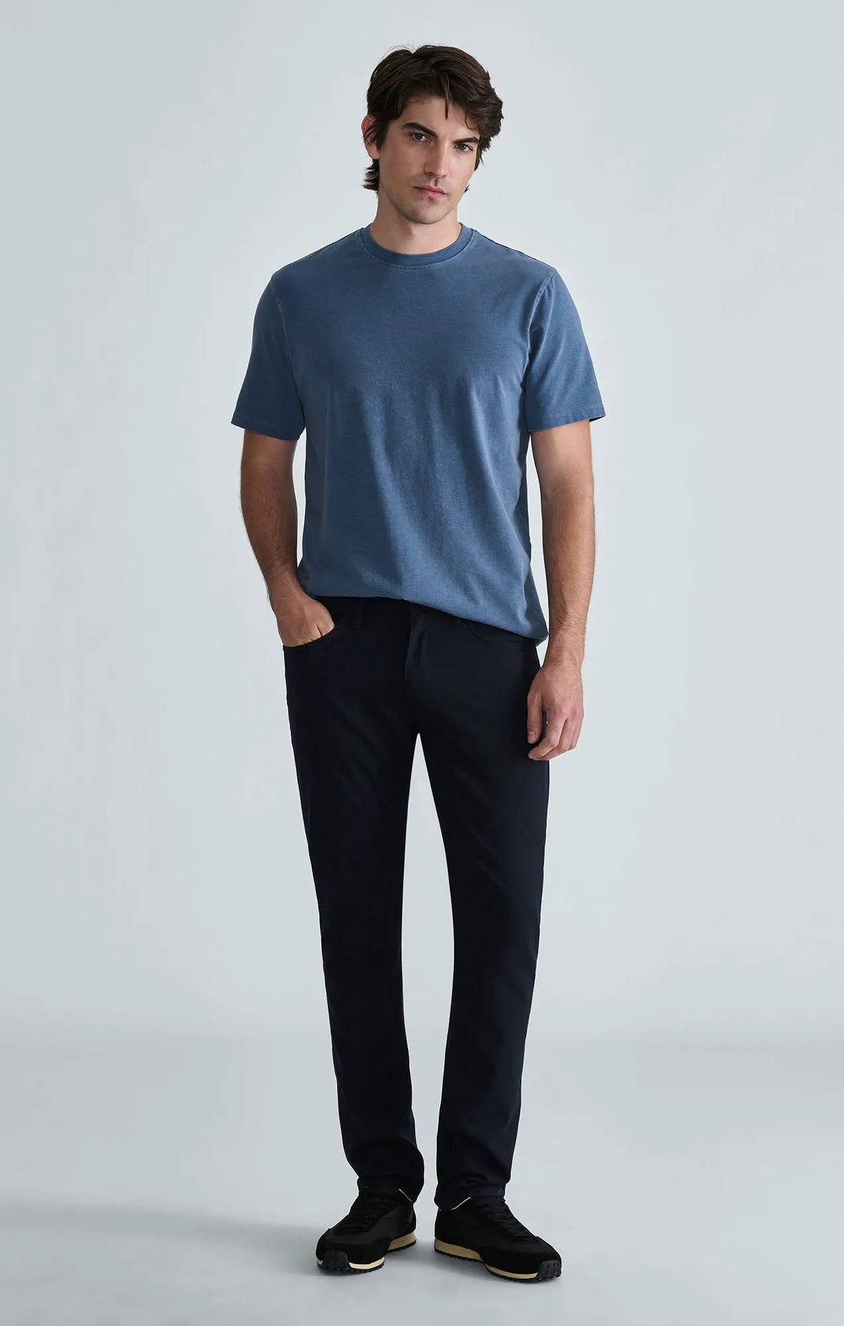Navy Wool Touch