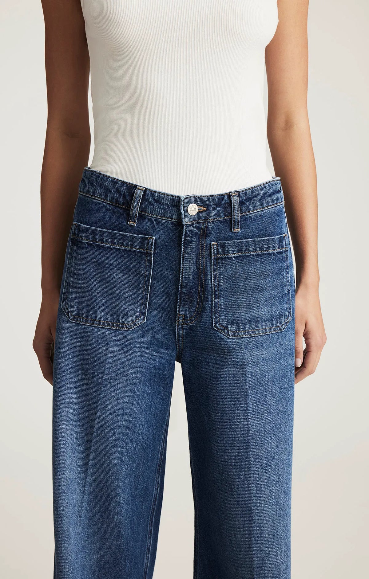 Dark Brushed Classic Denim