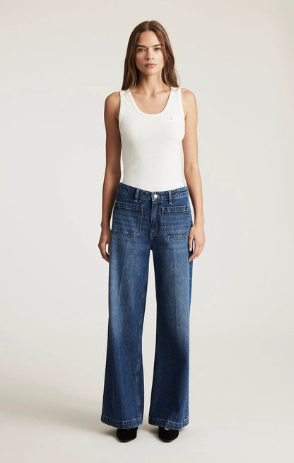Dark Brushed Classic Denim