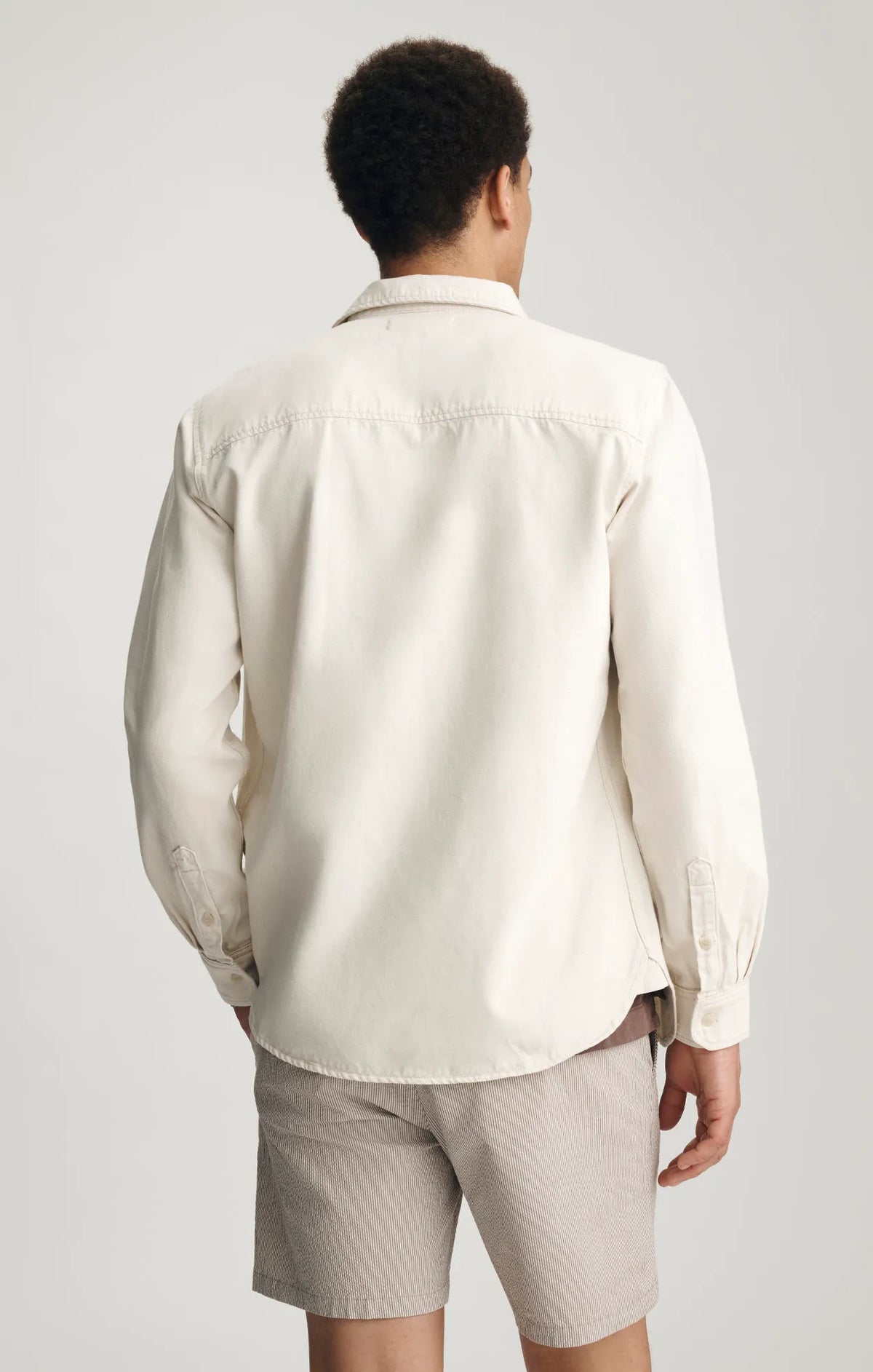 ECRU LINEN DENIM