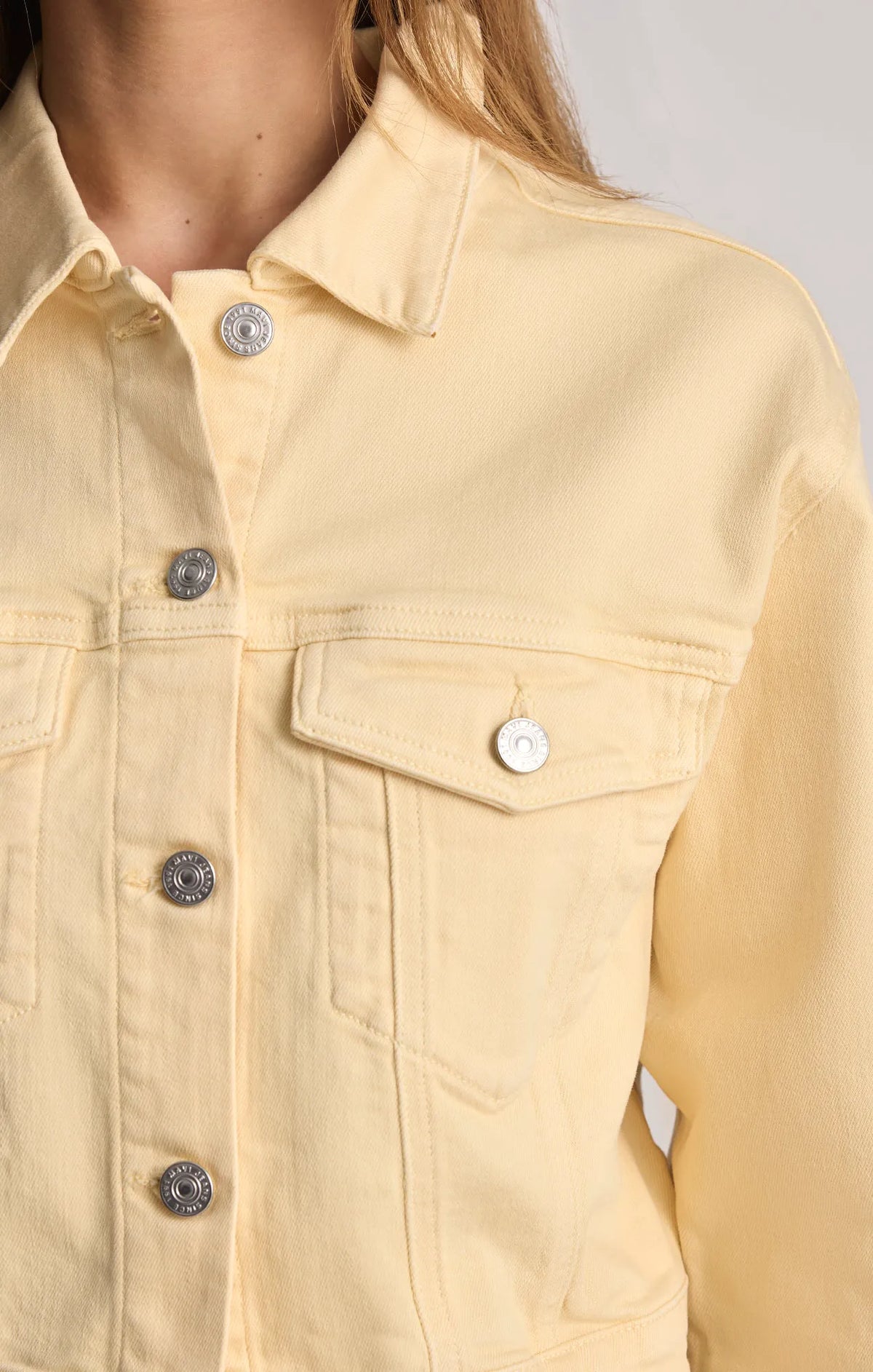 Faded Lemon Denim
