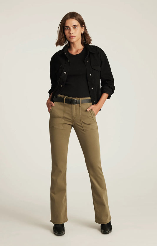DARK OLIVE SATEEN