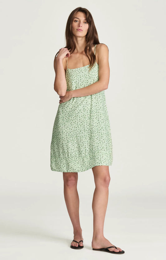 GREEN FLOWER PRINTED