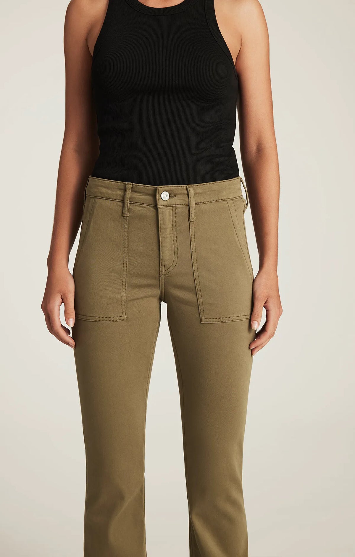 DARK OLIVE SATEEN