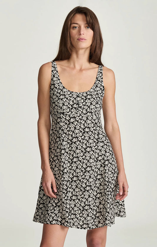 NAVY FLOWER PRINT