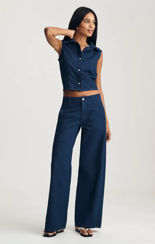 DARK LINEN DENIM