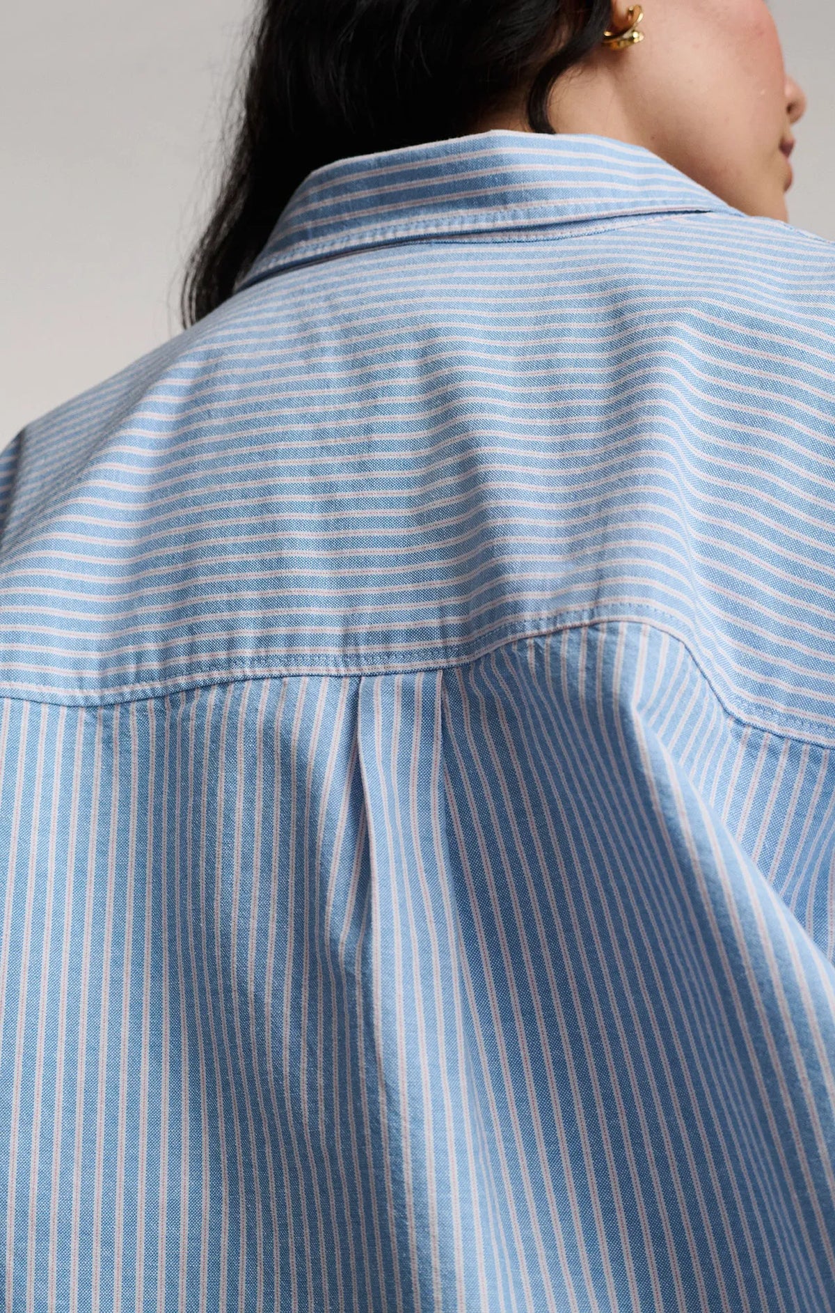 OXFORD BLUE STRIPED