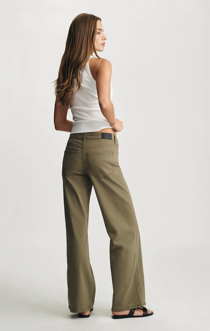 Dark Olive Sateen