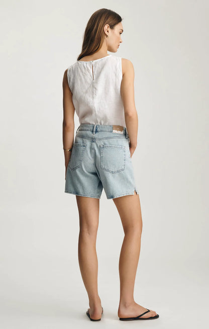 BLEACHED LINEN DENIM