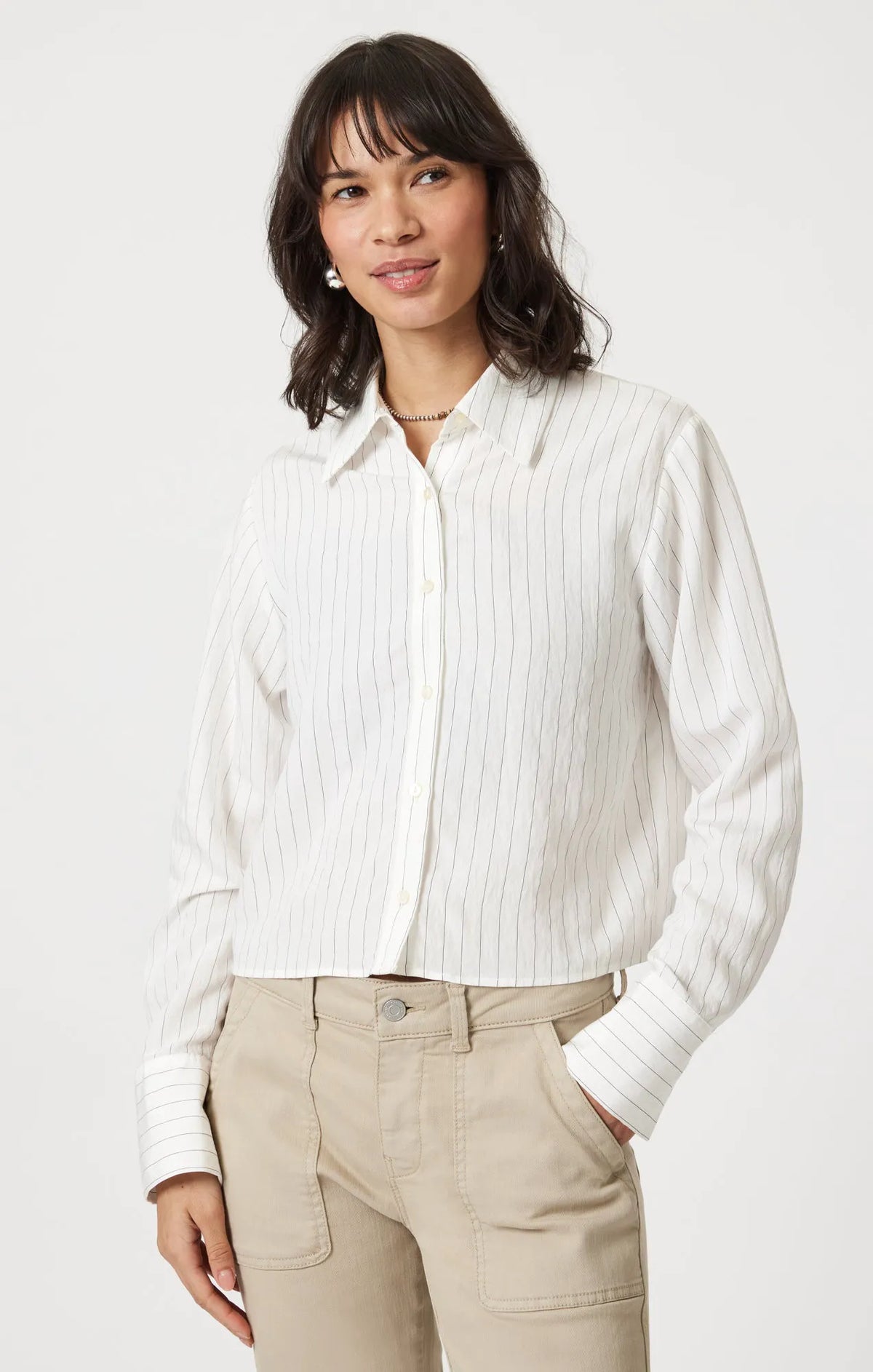 BLACK PIN STRIPE