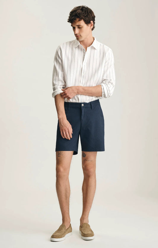 Navy Stripe Seersucker