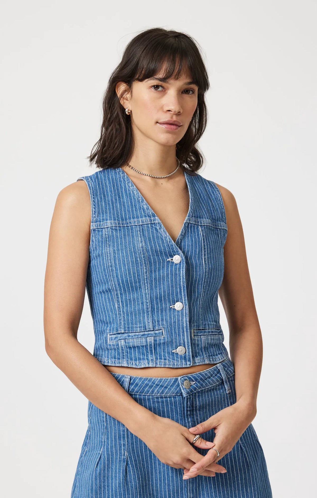 BLUE STRIPE DENIM
